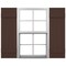 Ekena Millwork Mid-America Vinyl, Standard Size Four Board Joined Shutters, 31439009, PR 00031439009 - alternate 1